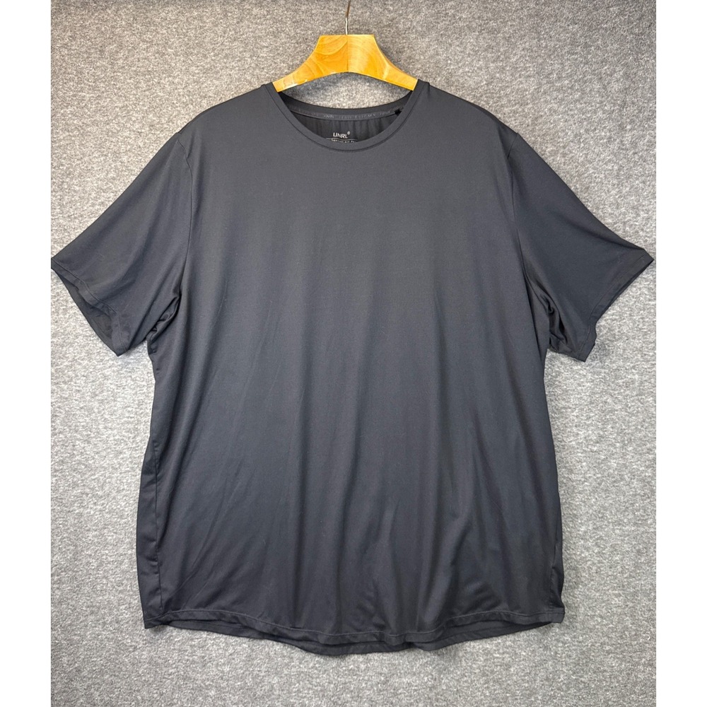 UNRL Performance T-Shirt Mens 3XL Black Recycled Polyester Spandex Lightweight